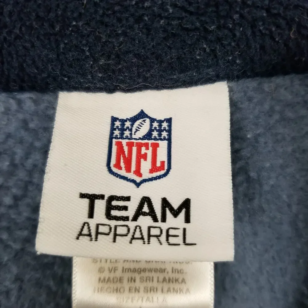 Seattle Seahawks NFL Team Apparel Men's Fleece Zip Front Jacket Size Large